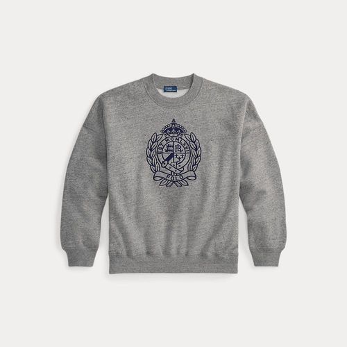 Pull Col Rond Écusson Brodé En Molleton