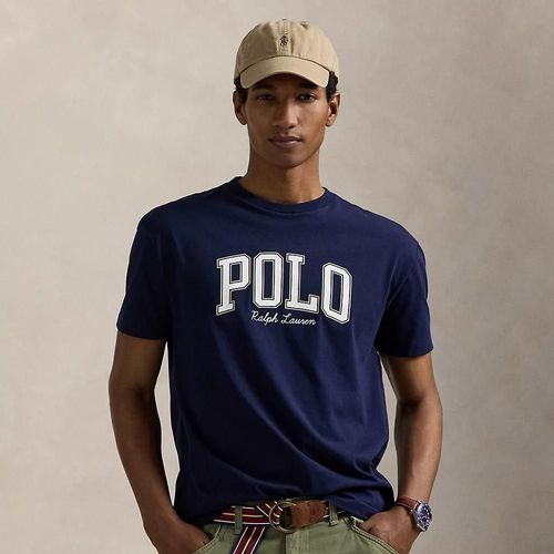 T-Shirt En Jersey À Logo Custom Slim Fit