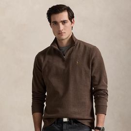 Pull Demi-Zippé Côtelé Estate