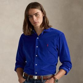Chemise Custom Fit En Velours Côtelé