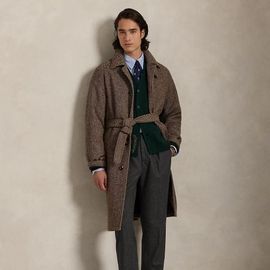 Trench Balmacaan En Tweed Du Donegal