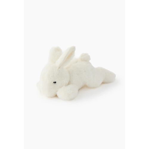 Peluche lapin couché 25cm