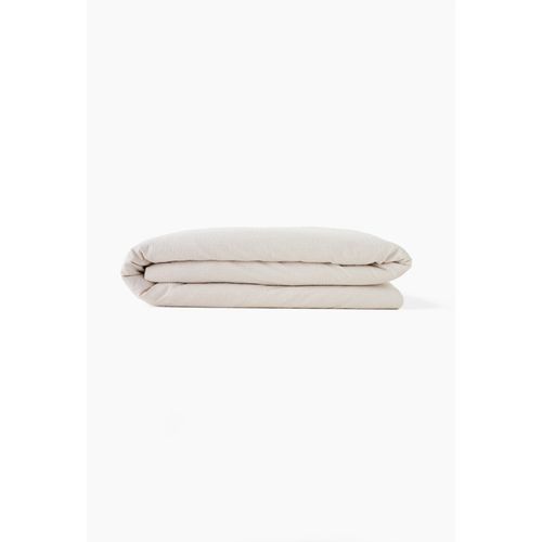 Housse De Couette Rayé Seersucker , Percale De Coton Bio Gots