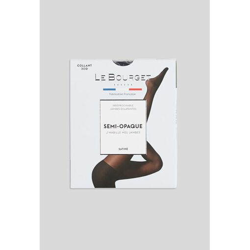 Collant Opaque 50 Deniers Le Bourget, Taille 1/2, Noir - Neuf Avec étiquettes