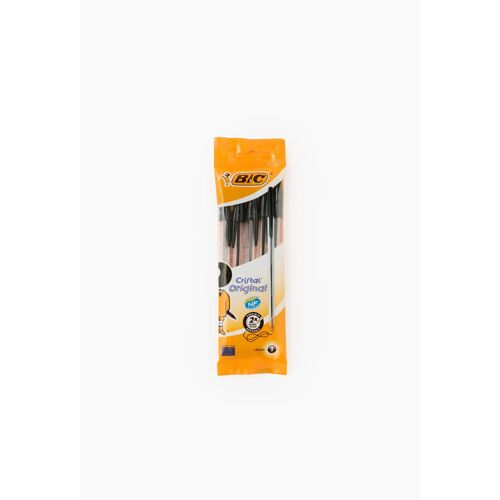 5 Stylos Bille Cristal, Encre Noire