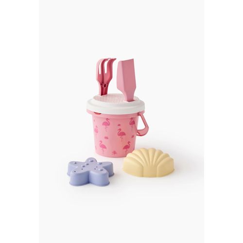 Seau Avec Accessoires De Plage
