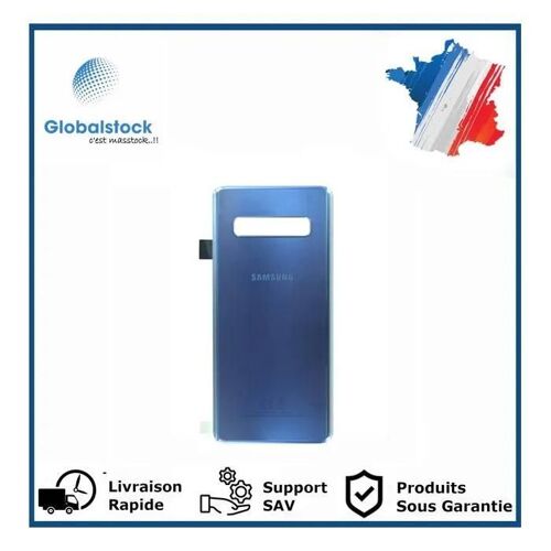 Vitre Arrière Samsung Galaxy S10e Bleu Cache Batterie Logo
