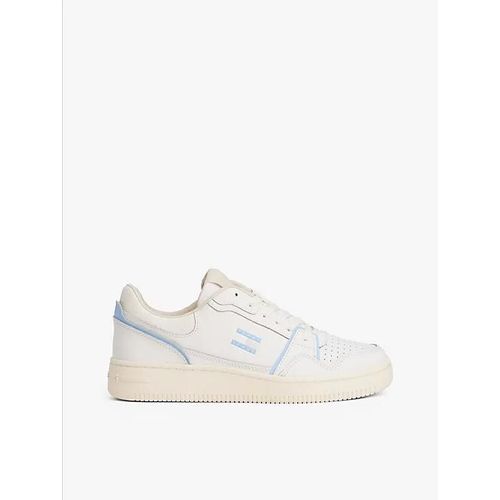 Chaussures De Basket Rétro En Cuir Crantées