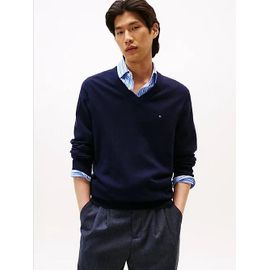 Pull À Col En V Avec Cachemire