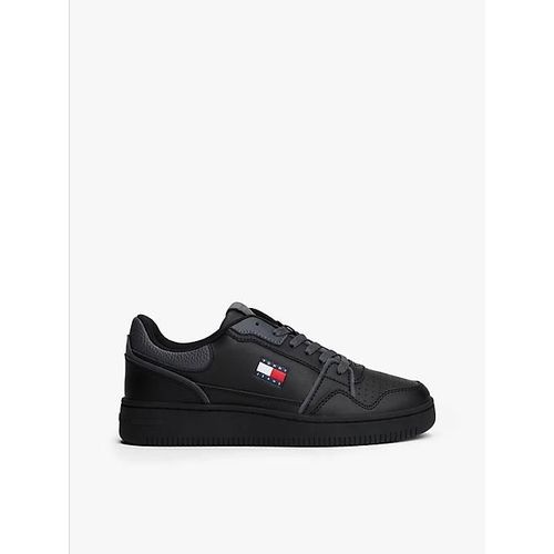 Chaussures De Basket Rétro En Cuir Crantées