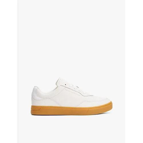 Baskets En Cuir Semelle Cuvette