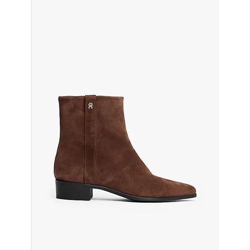 Bottines En Daim Bout Pointu