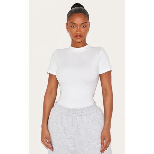 Shape Body Sculptant Blanc À Manches Courtes, Blanc