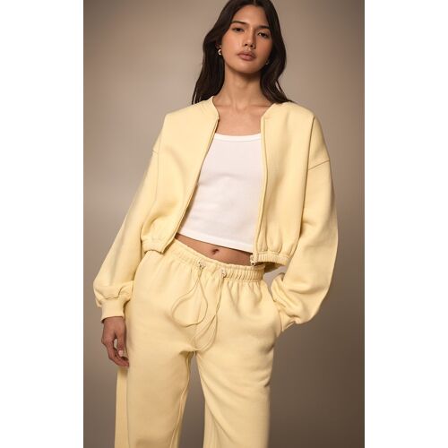 Sweat Court Crème Au Beurre À Cordons Ajustables Sur La Taille Et Zip, Crème Au Beurre..