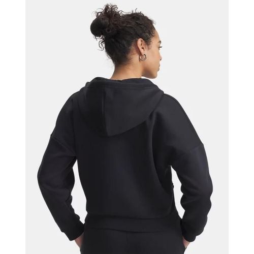Sweat À Capuche ¿ Zip Passepoilé Under Armour Rival Fleece Pour Femme Noir / Blanc L