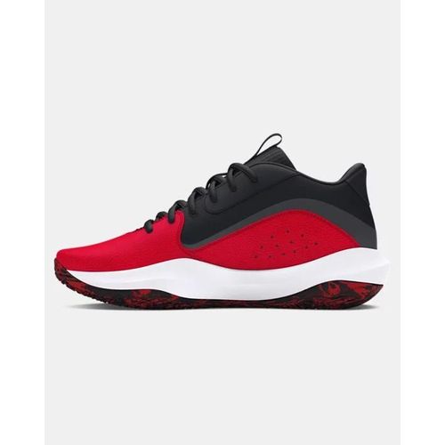 Chaussure De Basketball Under Armour Lockdown 7 Unisexe Rouge / Noir / Blanc 46