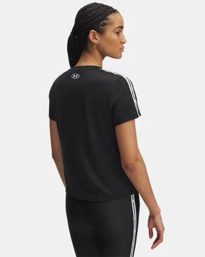 Haut À Manches Courtes Avec Bande Griffée Under Armour Tech¿ Pour Femme Noir / Blanc / Blanc Xxl