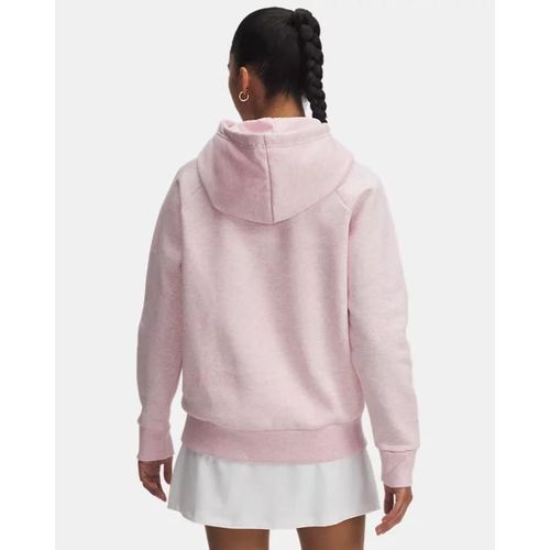 Sweat À Capuche Under Armour Rival Fleece Pour Femme Prime Rose Light Heather / Prime Rose M