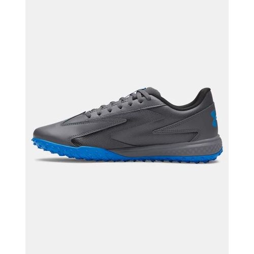 Chaussures De Foot Under Armour Shadow Turf 3 Unisexe Castlerock Noir Bleu Atlantis