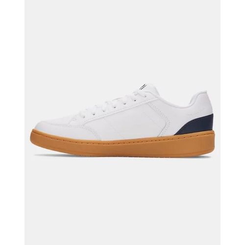 Chaussure Under Armour Official Pour Homme Blanc / Gum Rubber / Washed Bleu Marine 43