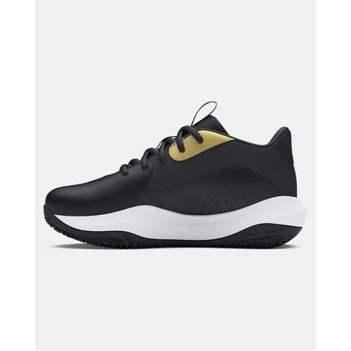 Chaussure De Basketball Presschool Under Armour Lockdown 7 Noir Noir Metallique Or