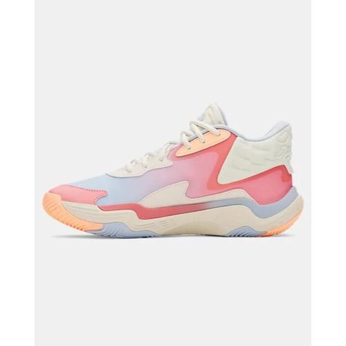 Chaussures De Basketball Mismontante Under Armour Spawn 7 Unisexe Calcul Sun Kiss Washed Bleu Marine