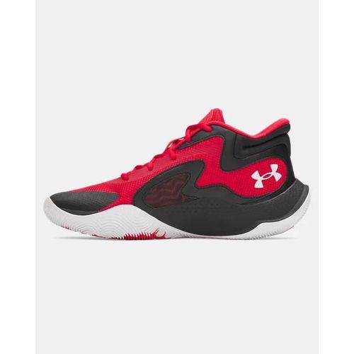 Chaussures De Basketball Under Armour Jet25 Unisexe Rouge Noir Blanc