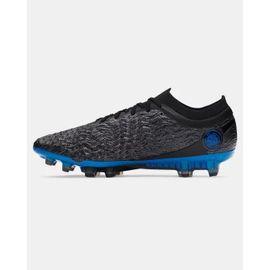 Chaussures De Football Under Armour Magnetico Elite 5 Fg Pour Noir Titan Gris Bleu Atlantis
