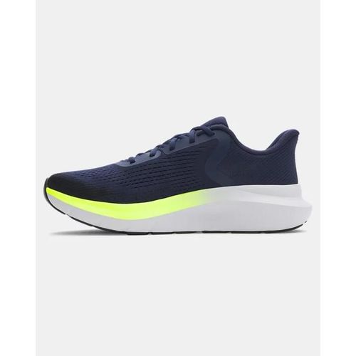 Chaussure De Course Under Armour Rogue 5 Pour Homme Washed Bleu Marine / High Vis Jaune / Noir 43