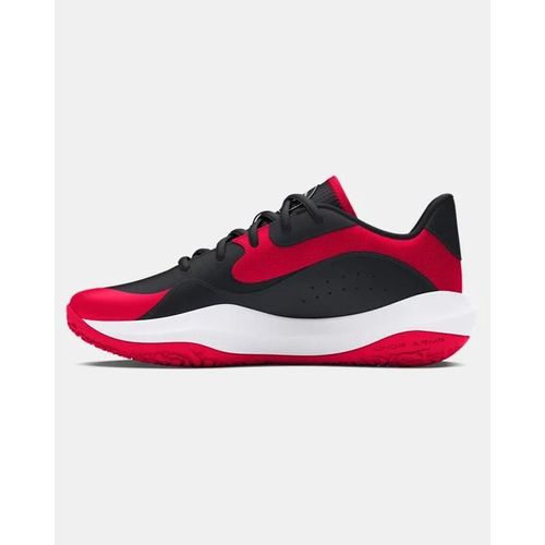 Chaussures De Basketball Basse Under Armour Lockdown 7 Unisexe Rouge Noir Blanc