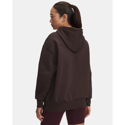 Sweat À Capuche Oversize Under Armour Icon Fleece Pour Femme Kona Marron / Blanc M