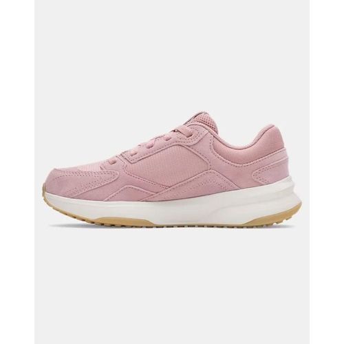 Chaussures De Training Under Armour Edge Suede Pour Tourmaline Rose Summit Blanc Tourmaline Rose