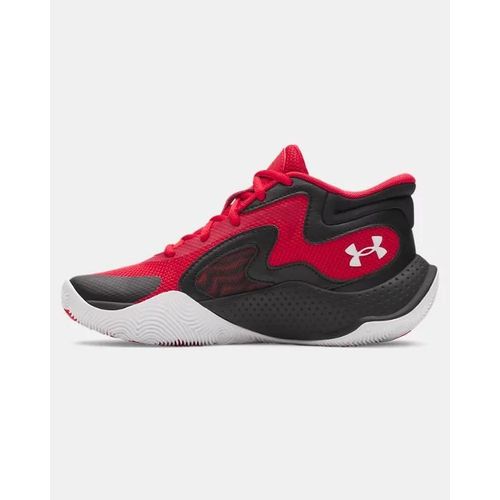 Chaussure De Basketball Under Armour Jet '25 Grade School Rouge / Noir / Blanc 39