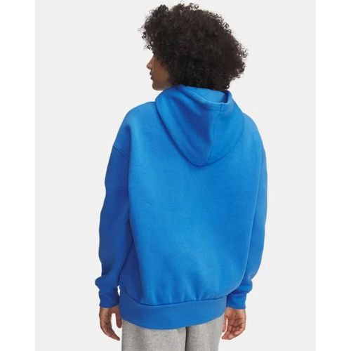 Sweat À Capuche Oversize Under Armour Icon Fleece Pour Femme Bleu Atlantis / Blanc L