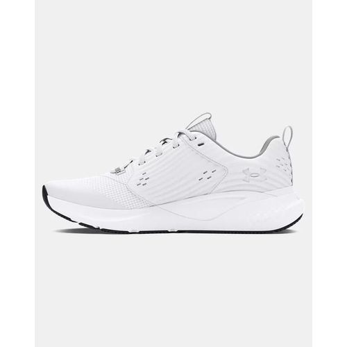 Chaussures De Training Under Armour Commit 4 Pour Blanc Mod Gris Forest Vert