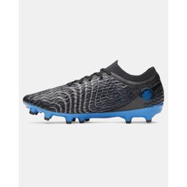 Chaussure De Football Under Armour Magnetico Pro 5 Fg Unisexe Noir / Titan Gris / Bleu Atlantis 39