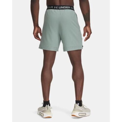 Short 15 Cm Under Armour Vanish Woven Pour Homme Silica Vert / Noir Xxl