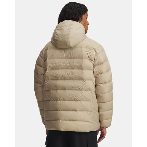 Veste À Capuche En Duvet Under Armour Legend Pour Homme City Khaki / City Khaki / Noir L