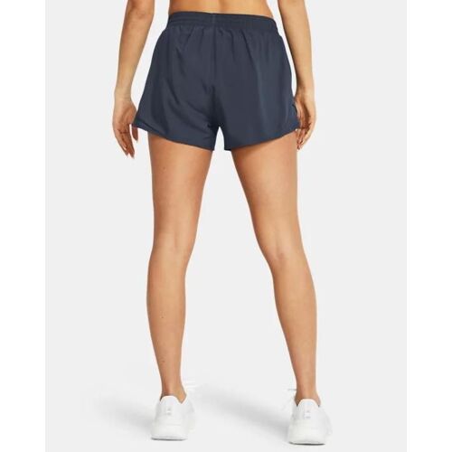 Short 8 Cm Under Armour Fly By Pour Femme Downpour Gris / Downpour Gris / Réfléchissant Xs