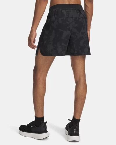 Short À Imprimé 18 Cm Under Armour Launch Pro Pour Homme Anthracite / Noir / Réfléchissant Xxl