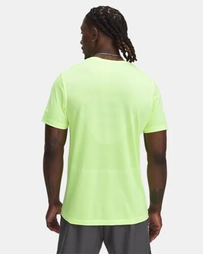Haut À Manches Courtes Under Armour Seamless Stride Pour Homme High Vis Jaune / Réfléchissant L