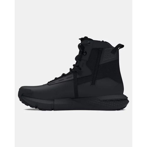Chaussure Militaire Imperméable Zippée Under Armour Valsetz Pour Homme Noir / Noir / Jet Gris 45.5
