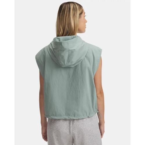 Sweat À Capuche Sans Manches Under Armour Unstoppable Utility Pour Femme Silica Vert / Silica Vert S