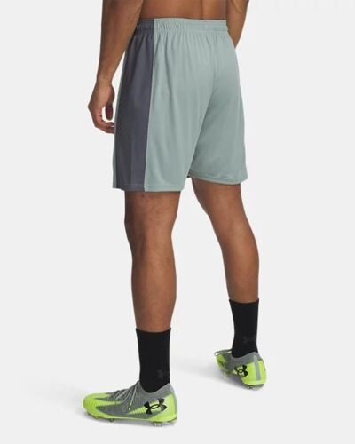 Short En Maille 18 Cm Under Armour Challenger Pour Homme Silica Vert / Castlerock / Blanc M
