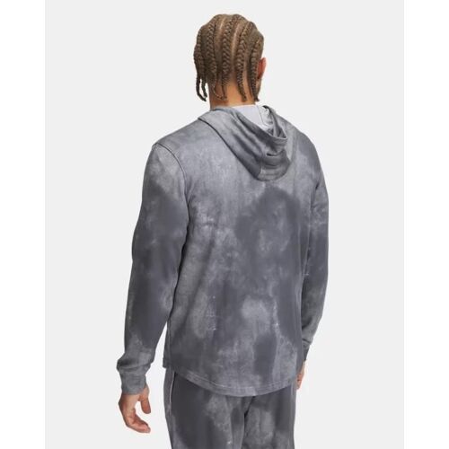 Sweat À Capuche Imprimé Under Armour Rival Terry Pour Homme Castlerock / Onyx Blanc Xs