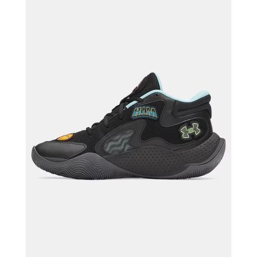 Chaussure De Basketball Under Armour Jet '25 Vc Grade School Noir / Sky Bleu / Noir 39