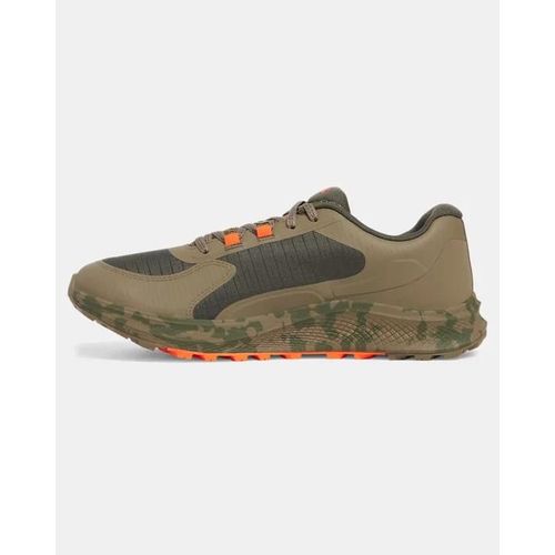 Chaussure De Course Under Armour Bandit Trail 3 Pour Homme Marine Od Vert / Bayou / Ares Rouge 40.5
