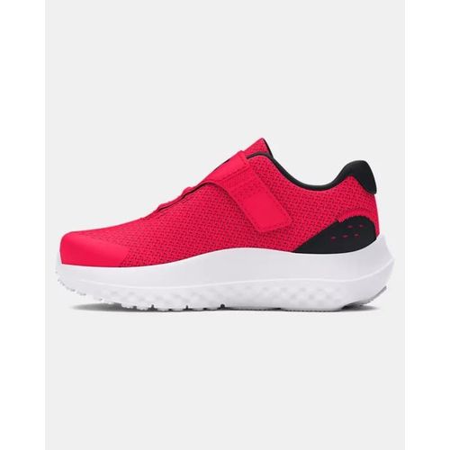 Chaussure De Course Under Armour Surge 4 Ac Pour Petit Garçon Rouge / Noir / Noir 25