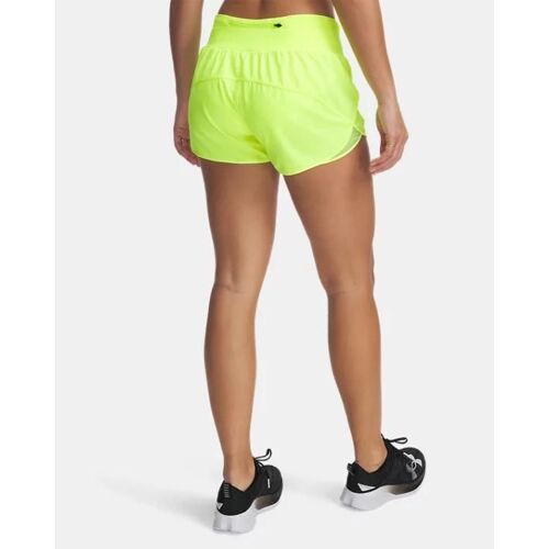 Short 8 Cm Under Armour Launch Pro Pour Femme High Vis Jaune / Réfléchissant L