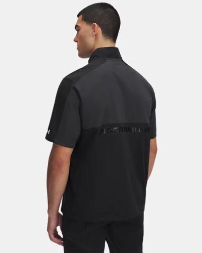 Haut À Manches Courtes Under Armour Drive Wind Pour Homme Noir / Anthracite / Blanc Xl